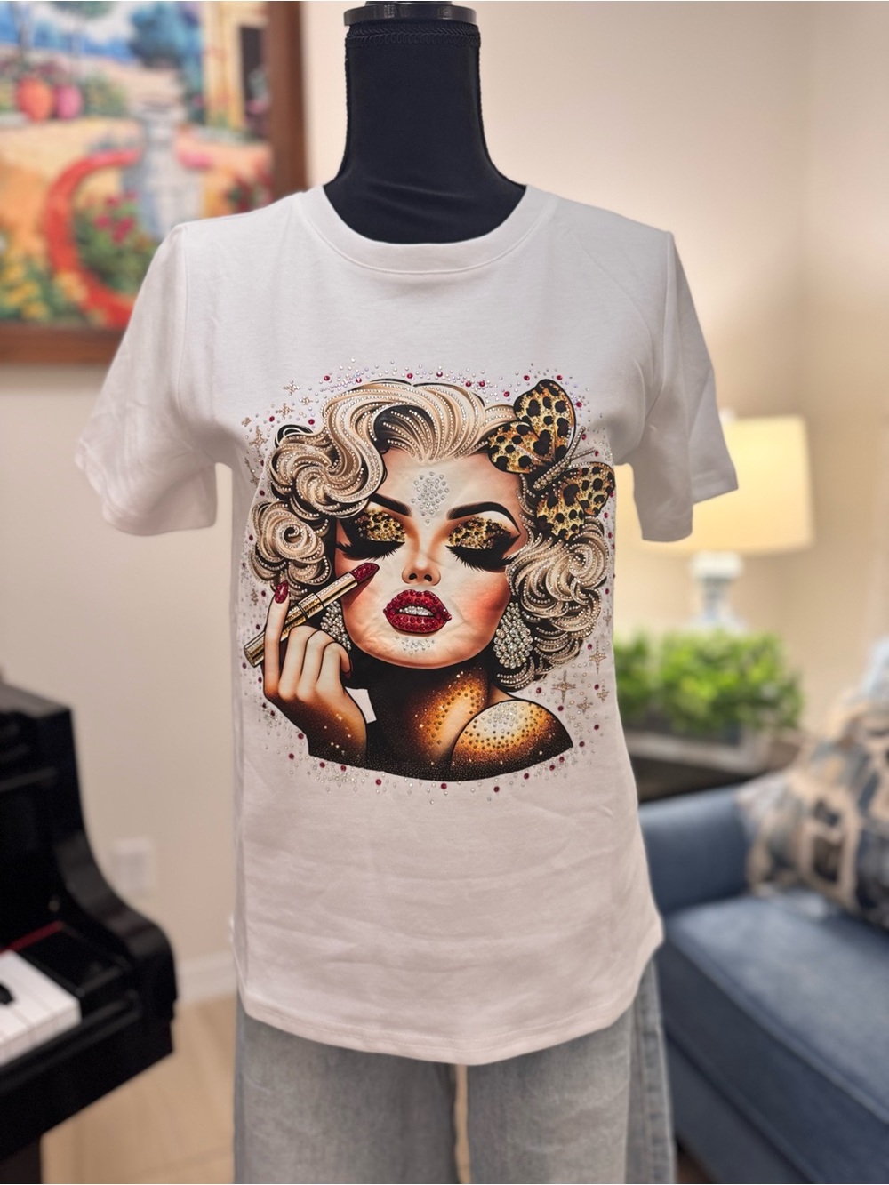 Marilyn Monroe Print T-Shirt